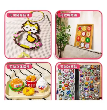 COCO Perler Beads Handmade DIY Material Kit Full Set Cheng Keke Fusion Set Tools Iron Mard Refill Pack 8