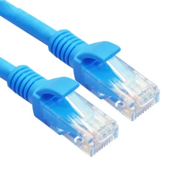 Blue Cat6 Gigabit Ethernet Cable, 8-Core Pure Copper Network Broadband Connection Jumper Wire (1M-30M)