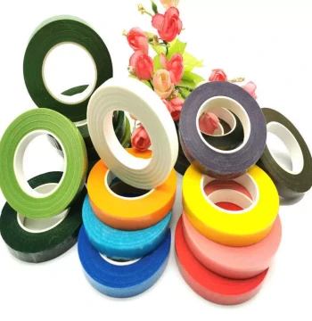 Free Shipping DIY Floral Tape - Green Paper Tape for Handmade Mesh Flowers and Stocking Roses Crafting Materials