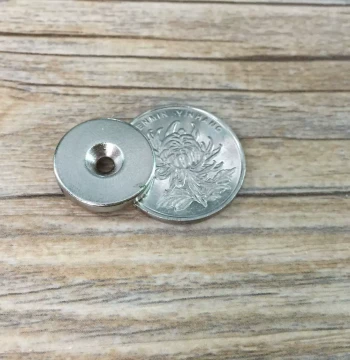 N38 Performance 18*3mm Countersunk Hole Ring Magnet, Circular Magnet, Super Strong Neodymium Iron Boron Countersunk Ring