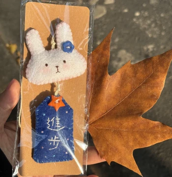 Rabbit Amulet Non-Woven Hanging Ornament Handmade Bag Decor