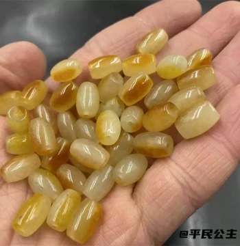 Imitation Huanglong Jade Beads for DIY Bracelet Jewelry
