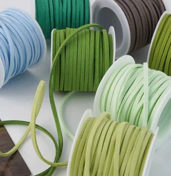 Suede Braided Cord Hanging Strap for Ornaments and Cake Decoration