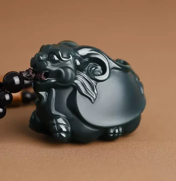New Arrival Fine Hetian Jade Dragon Turtle Hand-Held Piece - Authentic Xinjiang Green Jade Men's and Women's Collectible Plaything