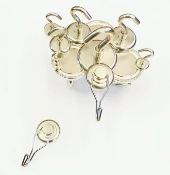Strong Magnetic Hook with Steel Sleeve, Anti-Collision Magnet, Welding Grounding Tool, Car Roof Suction Cup, Hanging Rotating Magnetic Hook