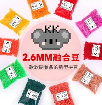 Perler Beads Refill Pack 2.6mm Fusion Beads for DIY Crafts