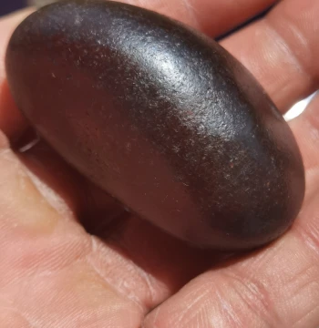 Shengyutang Jewelry Natural Xinjiang Hetian Jade Single Seed Full Red-Qin Seed Material Raw Stone Hand Piece