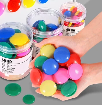 Magnetic Beads Magnets Magnetic Patches Fixator Blackboard Wall Stickers Magnetic Whiteboard Teaching Aid Display Stickers Buckles Classroom Board Stickers
