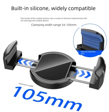 Magnetic Phone Clip, Phone Fixing Clamp, Car Magnetic Mount, Magnetic Sheet, Phone Clip, No-Stick Magnetic Back Patch