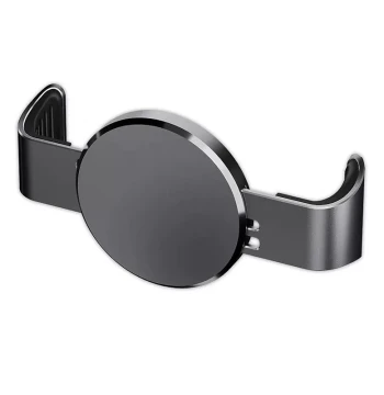 Car Magnetic Mount Holder with Metal Disc, Phone Clip, Adhesive-Free Magnetic Back Plate for In-Car Navigation Fixation