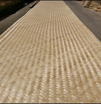 Renovation Ceiling Bamboo Mat, Hollow Bamboo Weaving Wall Decoration Material, Homestay and Agritourism Carbonized Bamboo Mat, Custom Handmade