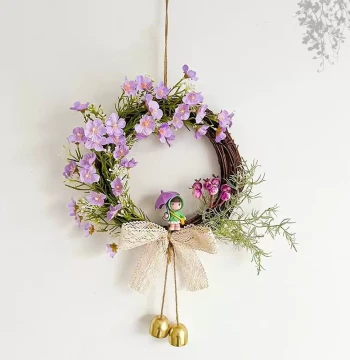 Modern Minimalist Wall Hanging for Entryway, Kindergarten, Living Room, and Bedroom Decor – Creative Home Wreath