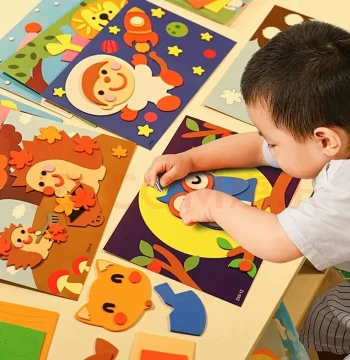 Children's 3D Stickers DIY Craft Kit Educational Toy