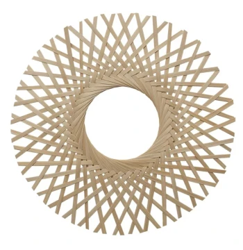 Nordic Ins Style Entryway Straw Woven Homestay Handmade Dried Grass Rattan Wall Decor Hanging, Wall Surface Wall Hanging Picture