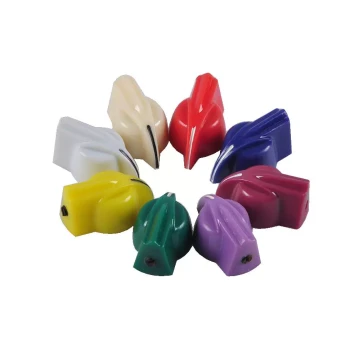 Plastic Knob (31x16mm) for Tube Amps, Audio Systems, Potentiometers, and Guitar Volume Control