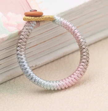 Diamond Knot Keychain DIY Collectible Ornament, Colorful Ring Buckle, Car Hang, Bag Hang Decoration, Handmade Braided Accessory Rope