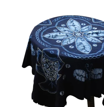 Yunnan Ethnic Style Specialty Restaurant and Inn Dali Handmade Tie-Dye Tablecloth, Pure Cotton Home Textile, Shocking Low Price