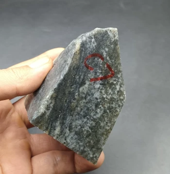 Xinjiang Hetian Jade Raw Stone Scraps and Offcuts, Blue-and-White Material C7 for Carving Pendants, Charms, Beads, Hand Pieces, Jade Material