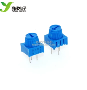 3386P-1-103 503 Top-Adjust with Cap 10K 50K Precision Trimmer Potentiometer 3386 Potentiometer