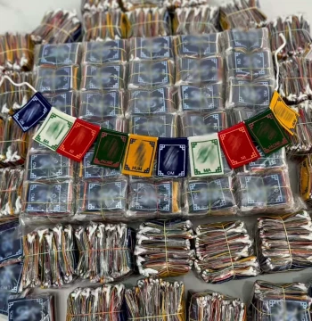 Fully Handmade Nepalese 36cm Bag Hanging Small Prayer Flag Hiking Backpack Mini Decorative Pendant Six Syllable Mantra Five Color Flag