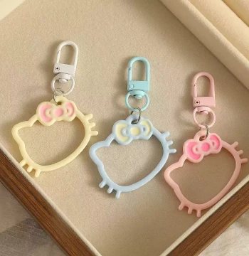 Heart-Shaped Fuse Bead Keychain, Handmade DIY Accessories, Tools, Hanging Ornaments, Open Rings, Link Rings, and Decorative Jewelry