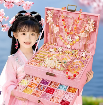 Children's Beading Toy Handmade DIY Material Kit for Girls, Ancient Style Bracelet Gift Box, 2026 New Beaded Bracelet