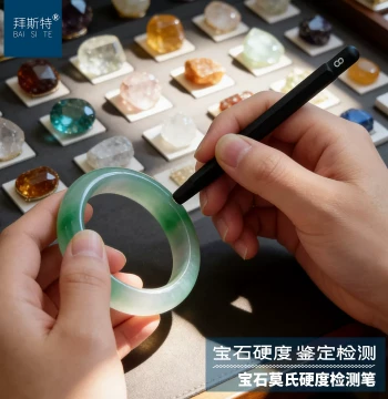 Bestest Mohs Hardness Pen for Measuring Jade, Emerald, and Hetian Jade Hardness Levels 1-10, Specialized Tool for Jewelry Appraisal