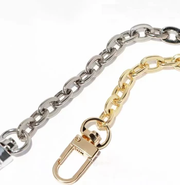 DIY Bag Strap Handmade Chain Accessories, Metal Fine O-Type Chain for Decoration, Versatile Chain for Phone Bags