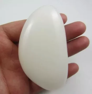 Xinjiang Hetian Jade Mutton White Jade Raw Stone Hand Piece, Seed Material Mutton Jade Cultural Playware Raw Stone, Free Shipping