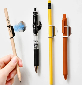 Japanese Silicone Magnetic Sticker Sheet for Refrigerators, Magnetic Pen Holders, Clips, and Fixed Pen Sleeves