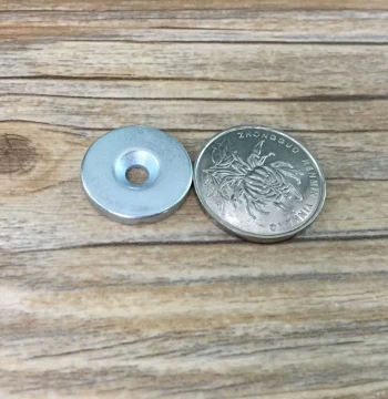 Round Super Strong Countersunk Hole Ring Magnet, Magnetic Ring 20*3mm, Large Hole 10mm Small Hole 5.3mm