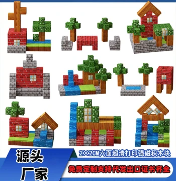 My Mini World Magnetic Edition Building Blocks 10000 Strong Magnetic Cube Model Assembly Educational Children's Toy