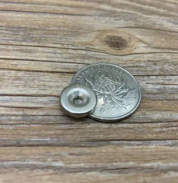 Round Strong Countersunk Hole Ring Magnet, 12*3mm Magnetic Stone with Screw Hole