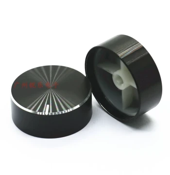 Aluminum Knob 34X13 Half-Shaft 0° D-Shaft Volume Knob Straight Amplifier Panel Potentiometer Switch Adjustment Cap