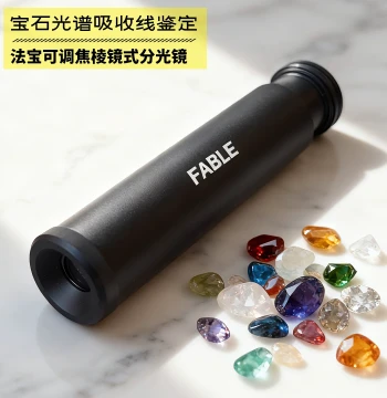Fable FPS-3A Prism Spectroscope, Spectrum Analyzer, Adjustable Focus Prism-Type Tool for Jade and Jewelry Appraisal