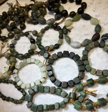Hetian Jade Bracelet Beads and Accessories, Multi-Gem Hand Piece, Bangle, Pendant, Display Item, Ximu River-Worn Jade, Gobi Material
