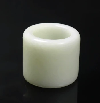 Natural Lantian Jade Thumb Ring Jade Finger Ring Hand Piece Jade Ring Men's Grand Style Gift Collection Free Shipping