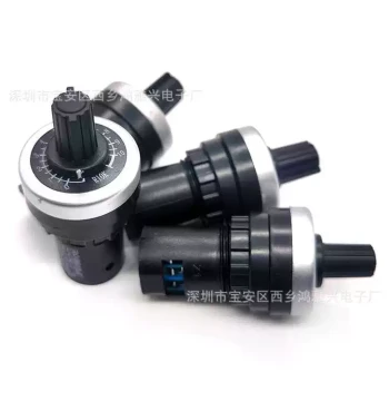 Precision VFD Single-Turn Adjustable Speed Potentiometer LA42DWQ-22 Switch Knob Cap 10K