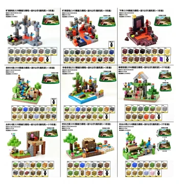 MC Mini My World DIY Magnetic Toy Mine Assembly Magnetic Cube Block Set for Children Educational Model