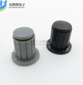 Knob Caps in Gray and Black with Copper Core for WXD3-13-2W, WH5-1A, WX14-12 Potentiometers