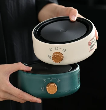 Electric Ceramic Stove Tea Brewing Home Tea Maker Small Electric Heater Special Glass Teapot Tea Brewing Mini Kettle for Stove