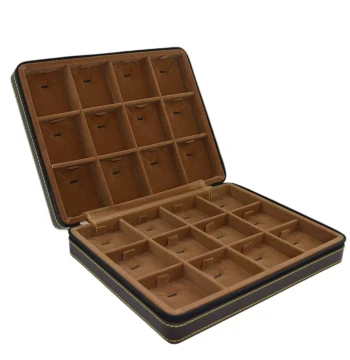 Necklace and Ring Jewelry Storage Box for Pendants, Beaded Bracelets, Emerald, Jade, and Dzi Bead Display