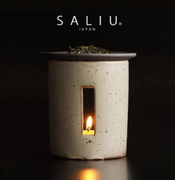 Japanese Imported Saliu Ceramic Tea Roasting Stove, Essential Oil Aromatherapy Burner, Candle Holder, Tea Ceremony Ornament – Niche Premium Zen Style