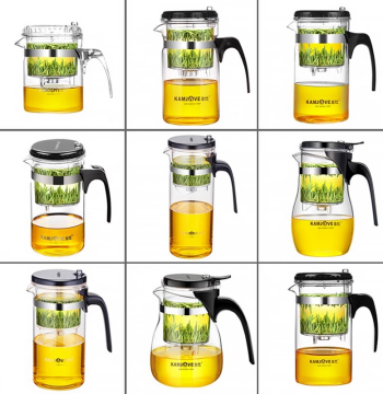 KAMJOVE Piao Yi Cup Brewing Teapot, Household Large Capacity Tea Infuser, Tea-Water Separation with Detachable Inner Liner, 2026 New Tea Set