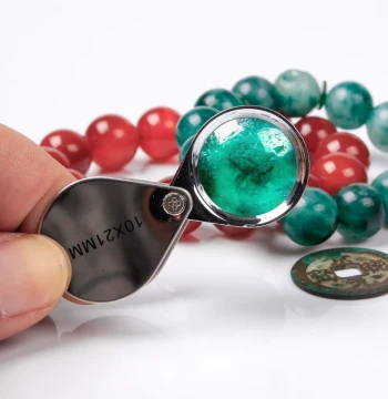 HD 10x Magnifier for Jade Appraisal, Jewelry, Diamond, Red Sandalwood, Antiques, Stamps, Girdle Codes, and GIA Certification