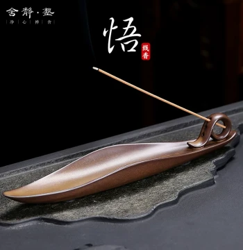 Ceramic Incense Burner Stick Incense Holder Base Zen Creative Lotus Incense Stand Tea Ceremony Home Indoor Aromatherapy Burner Sandalwood