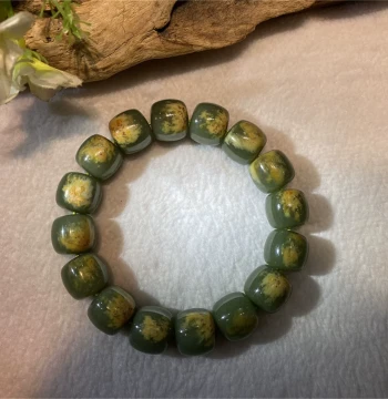 Hetian Jade Ximu River-Worn Jade Bracelet, Hand Chain, Handheld Piece, Bangle, Pendant, Charm, Seed Material Raw Stone Ornament, Xiuyu Jade