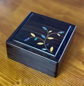 New Rosewood Bracelet Box Jade Storage Bag Collection Wooden Gift Box Chinese Style Jewelry Beaded Necklace Organizer
