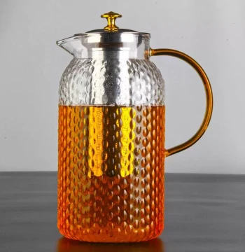 Extra Large Thickened Glass Teapot Heat Resistant 304 Filter Net Viral Teapot Explosion-Proof Set Open Flame Home Brewing