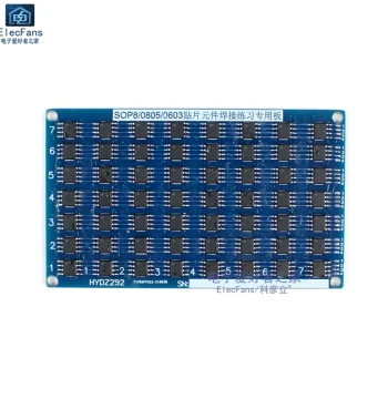 New Product (Loose Parts) SMD g-chip SOP-8P Chip 0805 Electronic Component 0603 Resistor PCB Soldering IC Practice Board